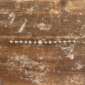 Floral Silver Bracelet